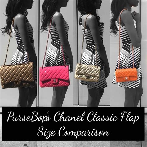 jumbo chanel flap bag|chanel flap size chart.